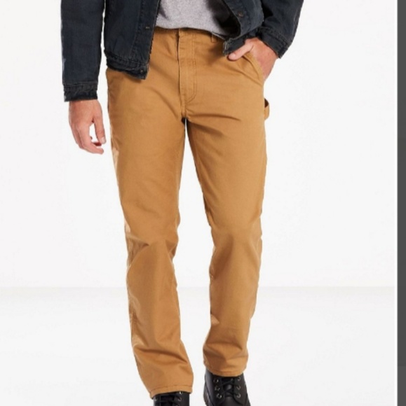 slim fit carpenter work pants